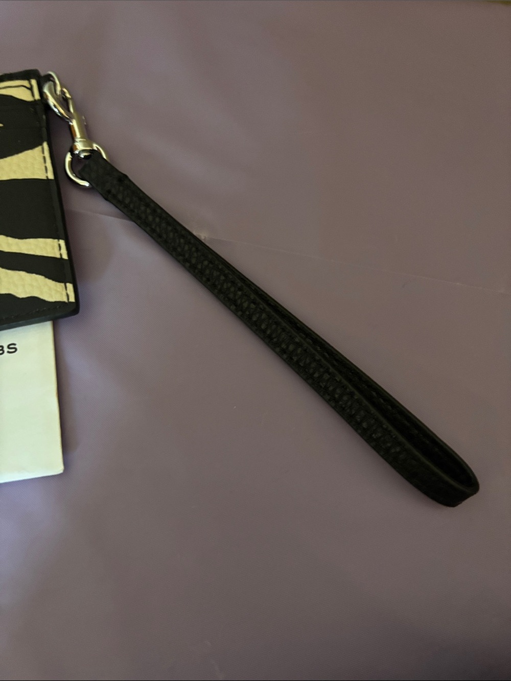 Marc Jacobs Black and White Zebra Card Case Wallet - Picture 2 of 6